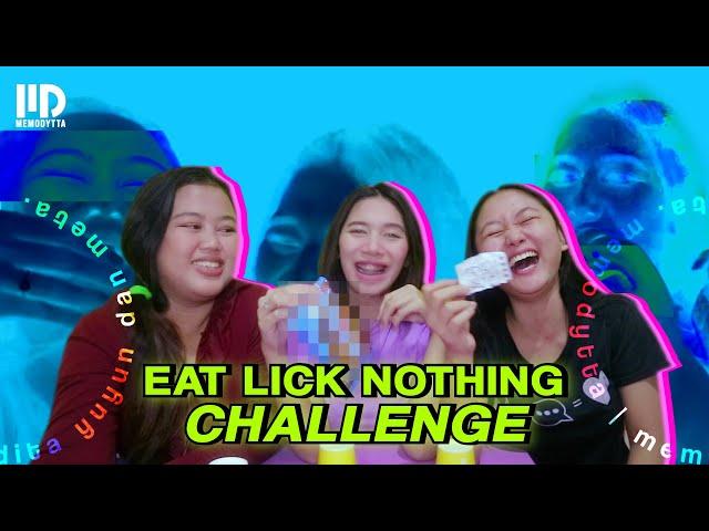 EXTREME!!! MAKAN "MAKANAN" RASA AIR LIUR | EAT LICK NOTHING CHALLENGE