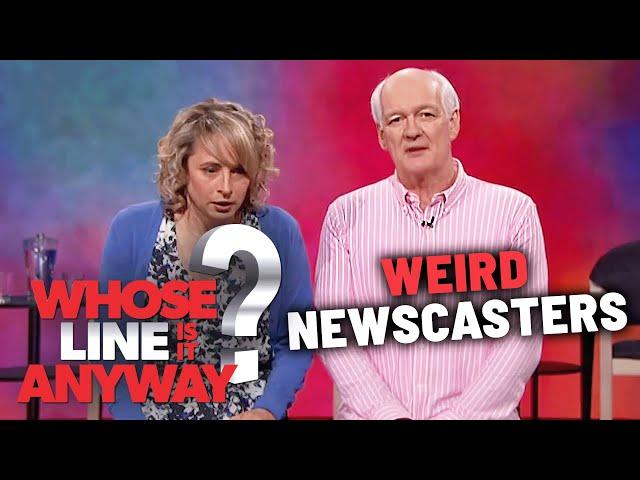 Colin Presents The News! | 40 MINUTE WEIRD NEWSCASTERS COMPILATION | Whose Line Is It Anyway?