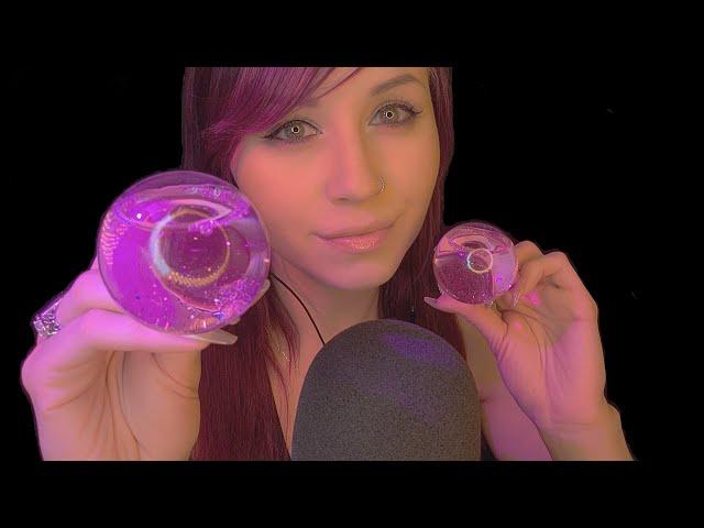 ASMR Water Globes(Tapping Together & Bubble Sounds)