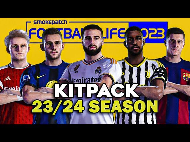 SP FOOTBALL LIFE 2023-2024 SEASON KITPACK | PES 2021 KITPACK