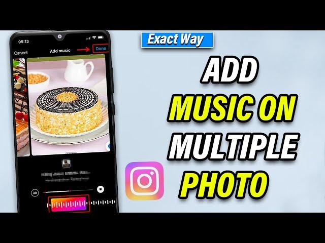 How To Add Music To Instagram Post With Multiple Photos 2024 (Android & iOS)