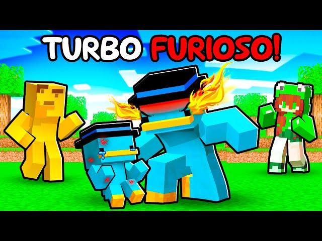 Turbo PERDIÓ EL CONTROL en Minecraft!