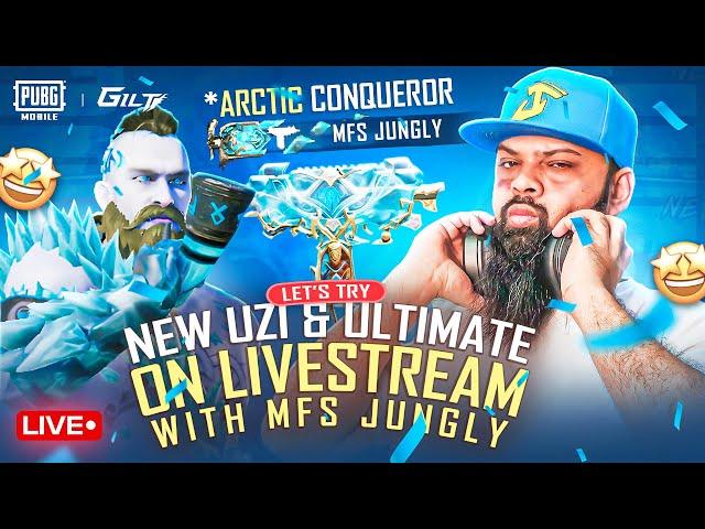 LIVE  Cold Storm Power The Glacier Hammer UZI  | PUBG Mobile Stream