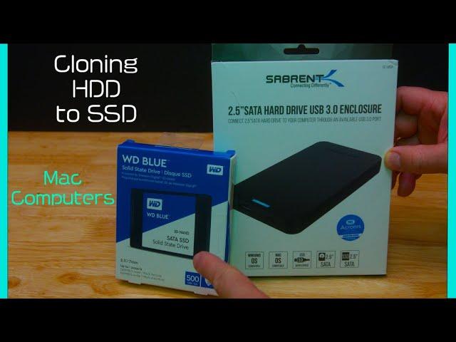 How to Clone a Hard Drive to SSD (Mac computers)