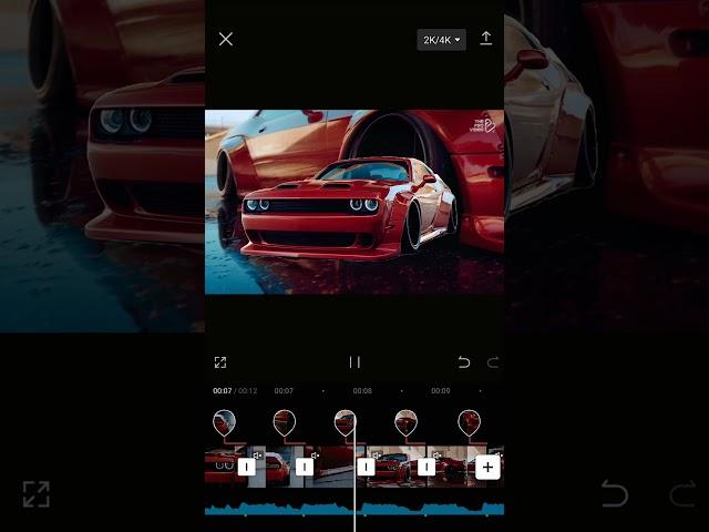 Dodge Challenger edit tutorial  Capcut tutorial  #trending #edit #viralshort #dodge #capcut