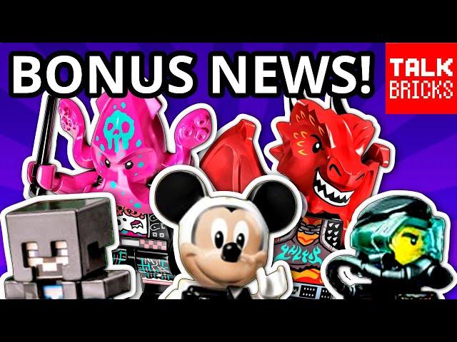 BONUS LEGO NEWS! Summer 2021 Minecraft! Ninjago! Mickey Mouse?! City! Creator! Vidiyo! May the 4th!