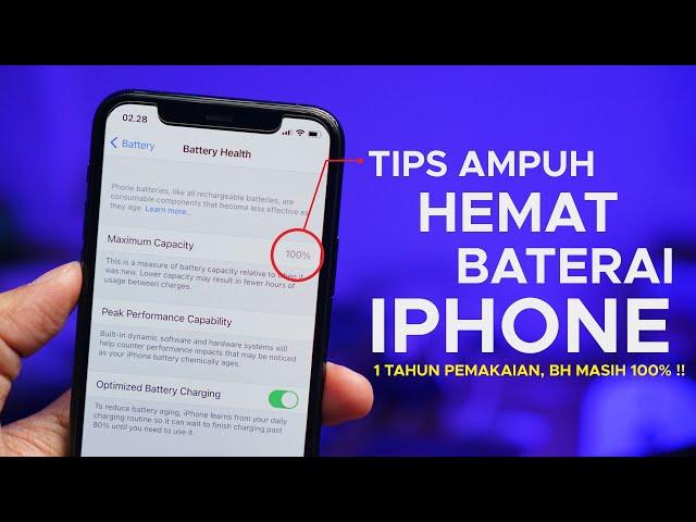 20 Tips Hemat Baterai iPhone : Battery Health Jadi Awet Banget!