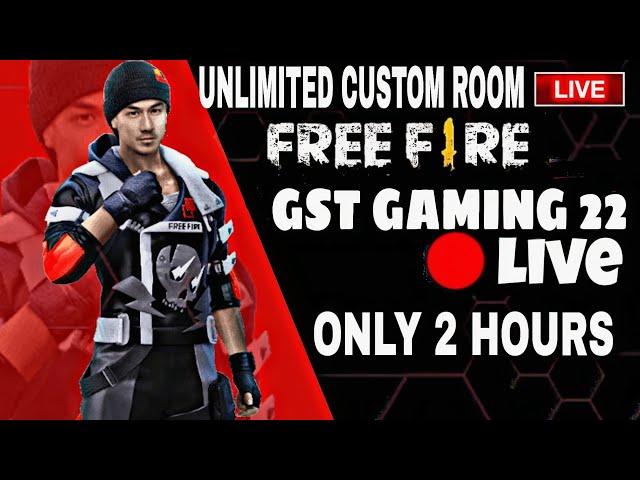 Unlimited Room Custom #gst Gaming 22 Free fire live stream #fflivestream #live #like #livestream