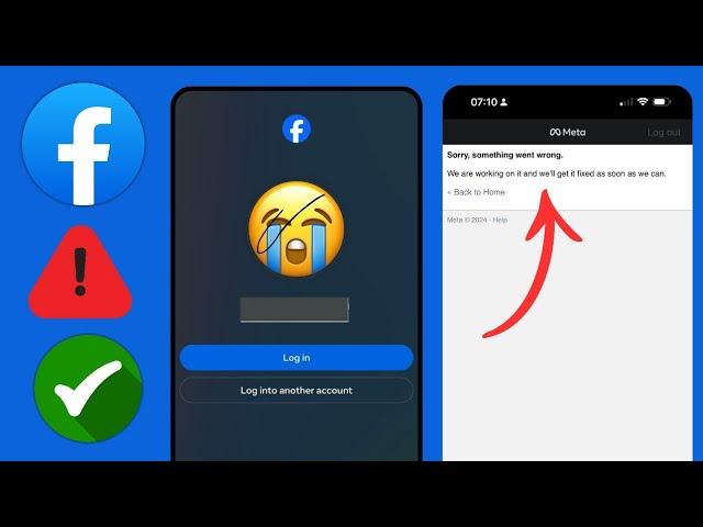 Fix Sorry Something Went Wrong Please Try Again Facebook Login Problem | Fix Facebook login error