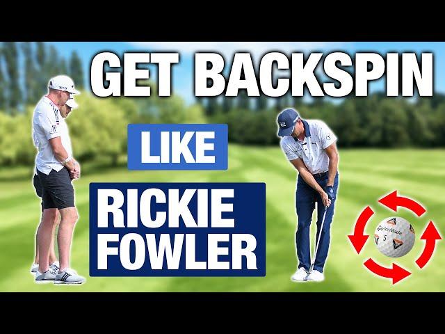 How RICKIE FOWLER Gets BACKSPIN On His Wedges | ME AND MY GOLF