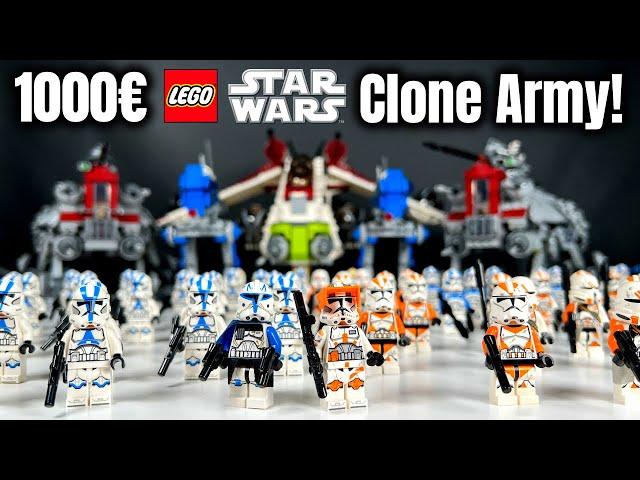 Ich habe eine LEGO Star Wars Clone Army für 1000€ gebaut...