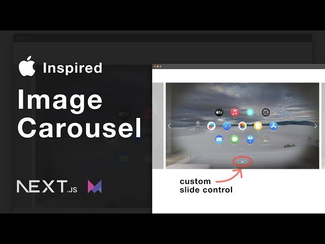 Animated image carousel (Apple-inspired) using Framer Motion