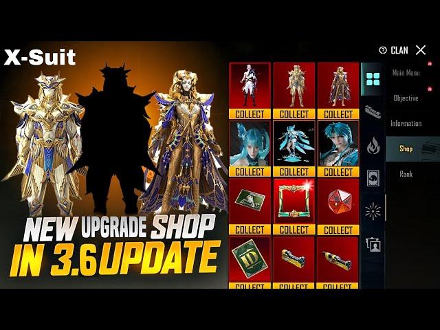 New X-Suit In 3.6 Update ? New Update 3.6 Shop Free Rewards | Next Honor Spin Leaks | PUBGM