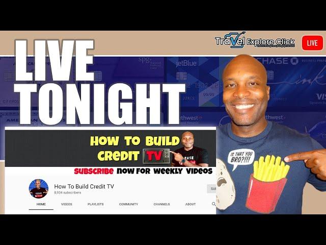 Travel with Points Live: With Special Guest Duane From How To Build Credit TV