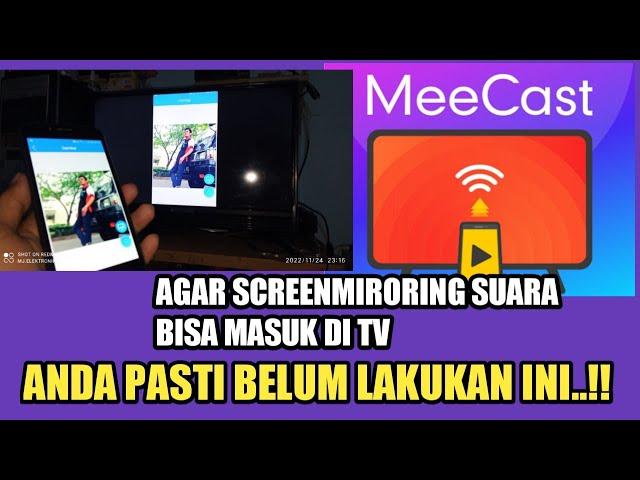 Cara pakai aplikasi meecast STB matrix merah || cara screenmiroring part2