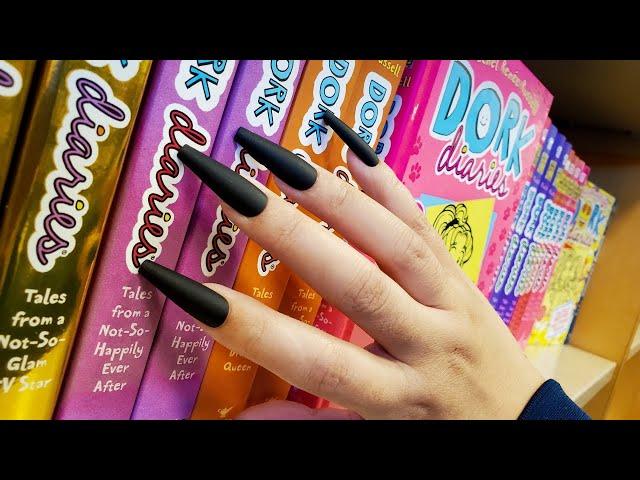 ASMR Book Store  Lofi Tapping Scratching Tracing Page Turning (NEXT LEVEL)