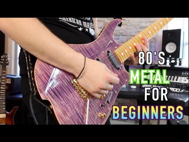 5 80's Metal Riffs For Beginners! ( With Tabs)