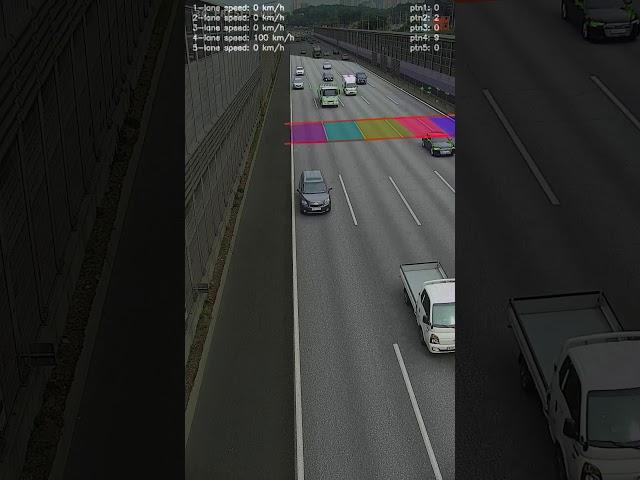 [Optical Flow] Vehicle Speed Estimation using OpenCV, Python