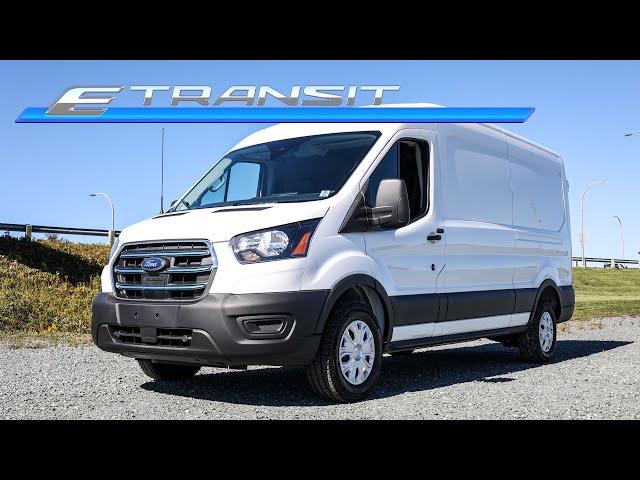 The FULLY ELECTRIC Ford E-Transit! 2022 Ford E-Transit Review!