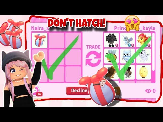 DONT HATCH!What People TRADE for CHRISTMAS FUTURE EGG in Adopt Me!?