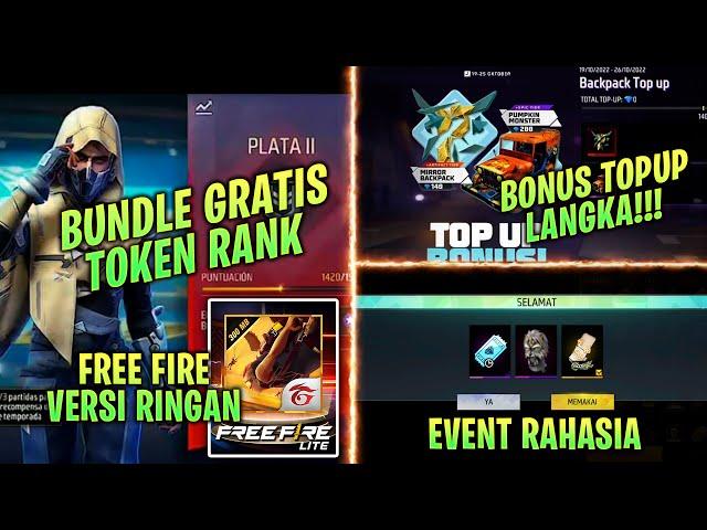 KABAR BAIK UNTUK HP KENTANG! FREE FIRE LITE RILIS! BUNDLE GRATISAN TOKEN RANK!