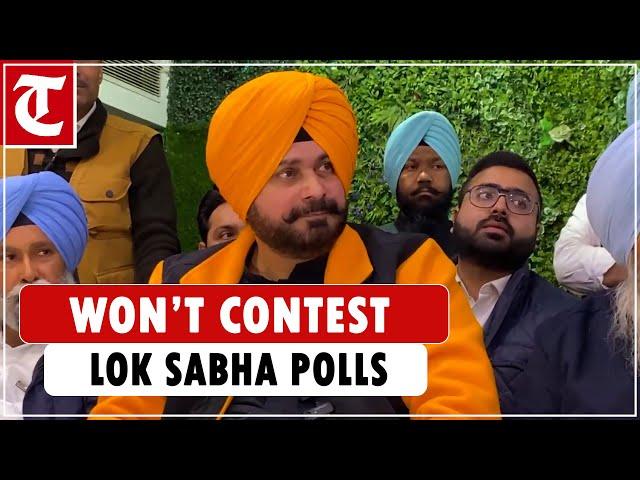 Won’t contest 2024 Lok Sabha polls, says Navjot Singh Sidhu