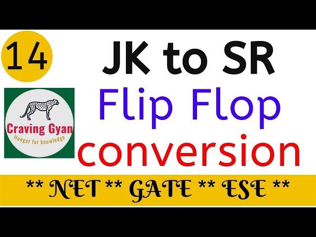 JK to SR flip flop conversion