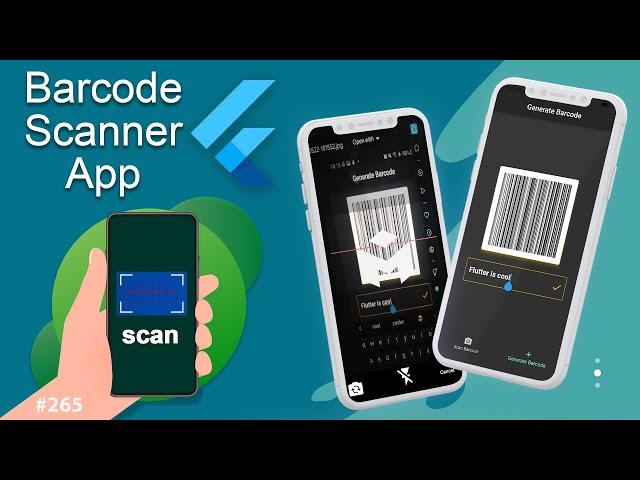 Flutter Tutorial - Barcode Scanner App & Barcode Generator