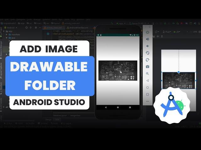 How To Add an Image to the Drawable Folder in Android Studio || Android Studio Tutorial