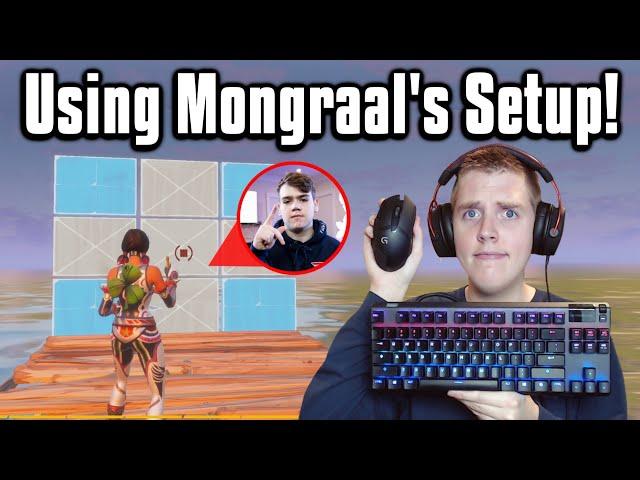 I Played Arena With FaZe Mongraal's Setup! - Fortnite Battle Royale