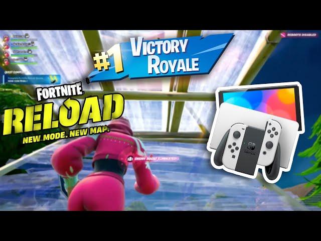 NEW Fortnite RELOAD Mode On Nintendo Switch - 40 Kill Win! (OG Map And Weapons) + BEST Switch Player