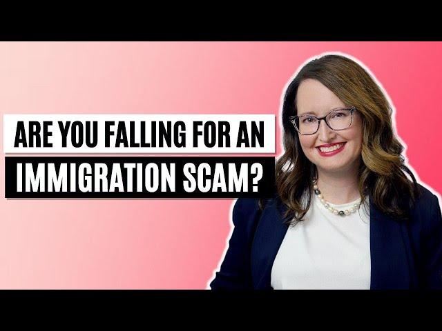 Are you falling for an immigration scam?