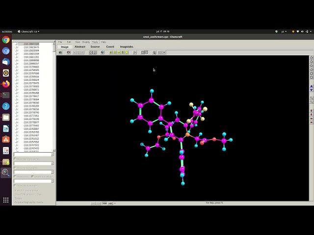 Creating animated gifs with Chemcraft
