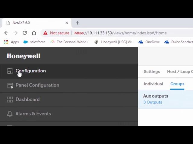 How to Configure Groups on a NetAXS Panel Using the Web Interface