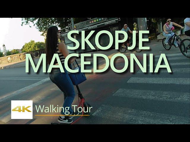 SKOPJE, NORTH MACEDONIA Walking Tour - DAY 01 | Travel Vlog 06/2023