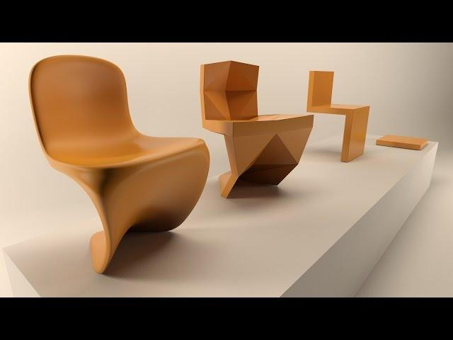 Modell a chair with OpenSubDiv Modifier in a parametric way (3ds max 2016)