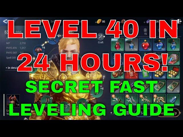 Mir4 Guide Tips - Do this and You can level 40 in 24 hours! Secret Fast Power Leveling Up trick mir4