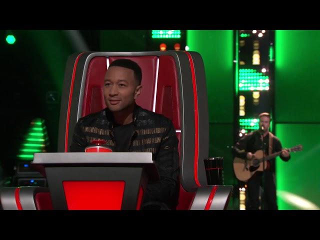 Country Singer Cam Spinks Sings Pat Green's "Wave on Wave" - the voice Blind Auditions