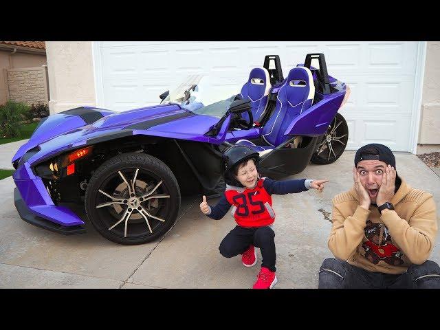 Son gave dad a car! That you have not seen!