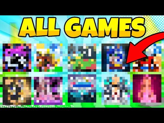 ALL GAMES in Roblox: The Games Event