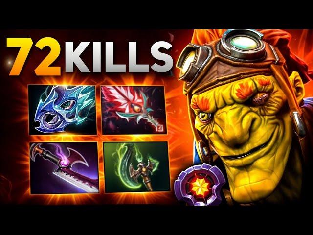 72 Kills Hard Carry Bat Rider +1000 Damage | Dota 2 Gameplay