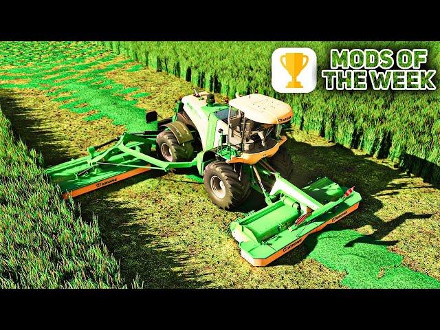 HUGE Realistic Mower ! | 10 BEST MODS of the week! (Farming Simulator 19)