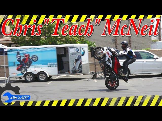 Chris Teach McNeal stunt show at BMW Motorcycles of Riverside, S1000RR, G310R, K1600B