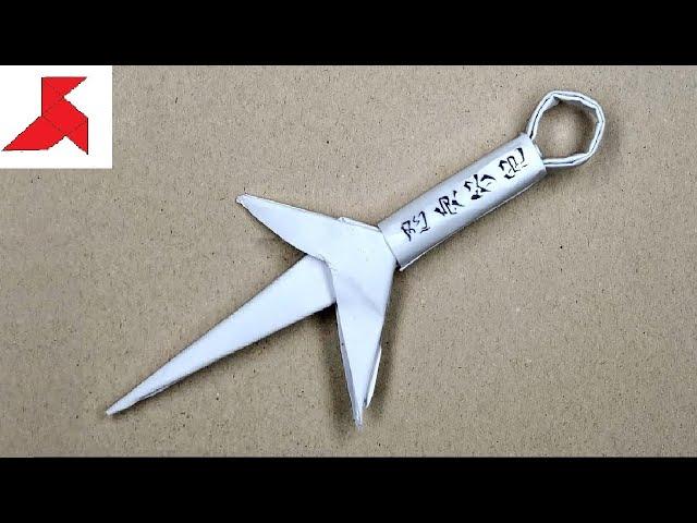 DIY - How to make KUNAI MINATO from A4 paper