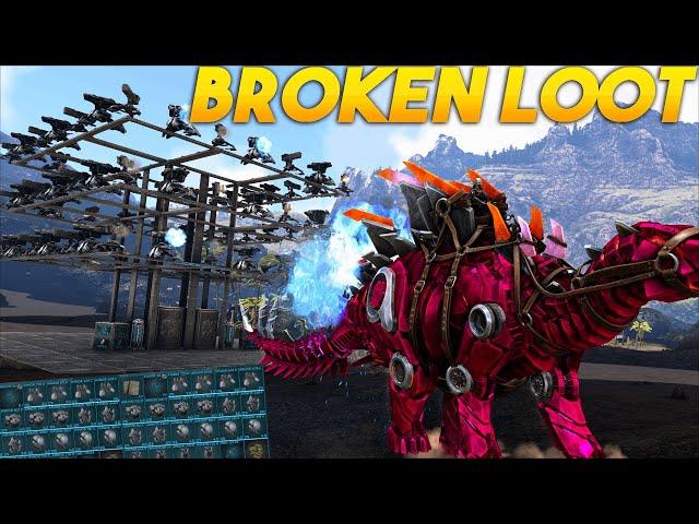 We Raided The ADMINS Base For Broken Loot - ARK