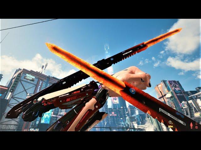 Cyberpunk 2077 - Mantis Blades & Katana Combat Gameplay