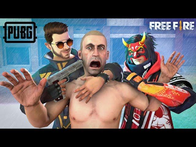 Free Fire Pro vs PUBG Noob - SFM Animation | Part 1