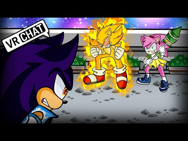 The Search for Answers! Chris Confronts Fleetway Super Sonic About Neo's Past (ft Rosy) - VRChat