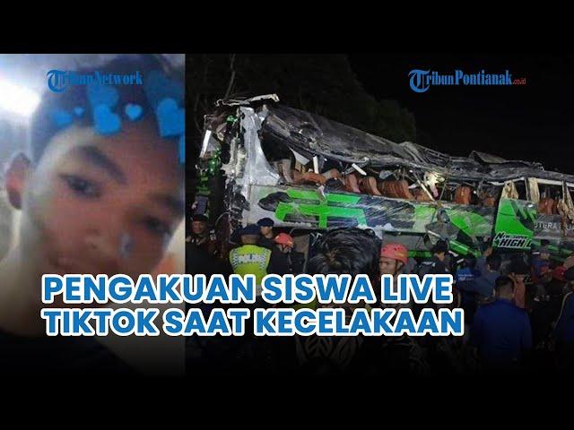  VIRAL Reaksi Siswa SMK Lingga Kencana usai Live TikTok saat Kecelakaan Bus di Ciater: Maaf Banget