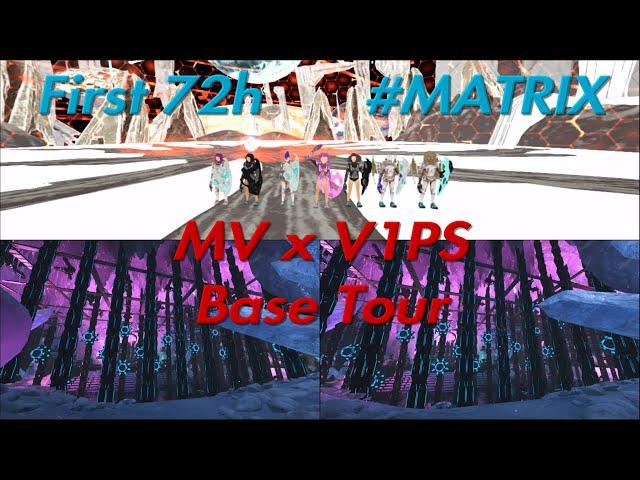 First 72h on #MATRIX | Claiming Ice Cave + Base Tour MV x V1PS | ARK PS4/PS5 PvP |#RUIN#LORDS#ARTIC